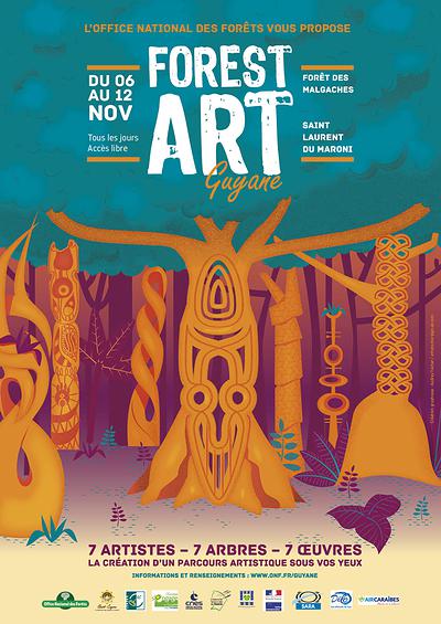 L'affiche qui annonçait la manifestation de création artistique durant la semaine du 6 au 12 novembre 2017