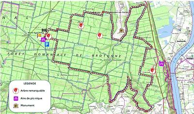 La carte du sentier est téléchargeable dans le bloc "Pour se préparer"