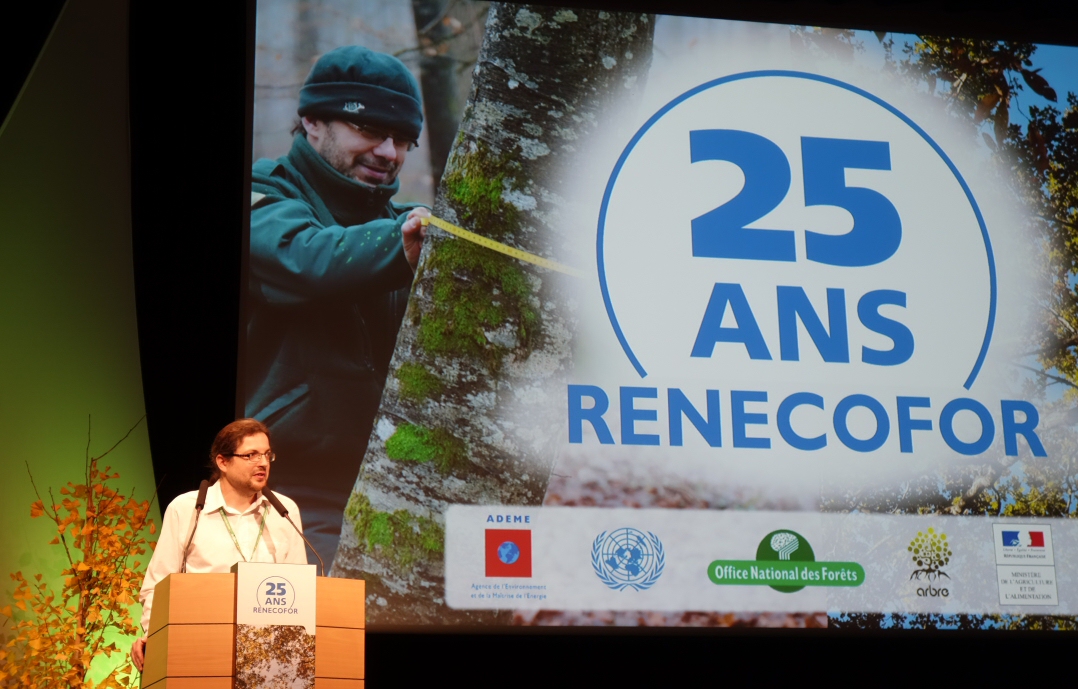 Manuel Nicolas (ONF) opens the 25th anniversary colloquium