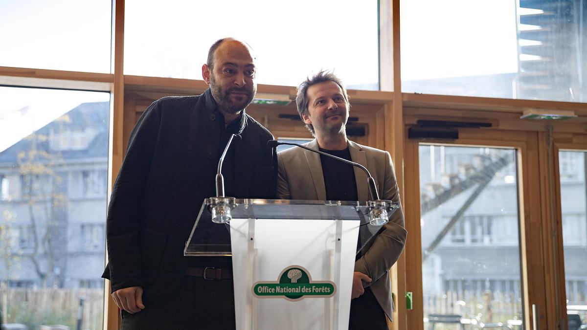 Les architectes, Vincent Lavergne et Samuel Poutoux.