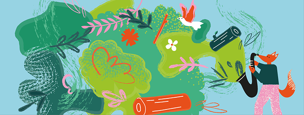 Affiche du Festival forêts en scène à l'occasion de la Journée internationale des forêts